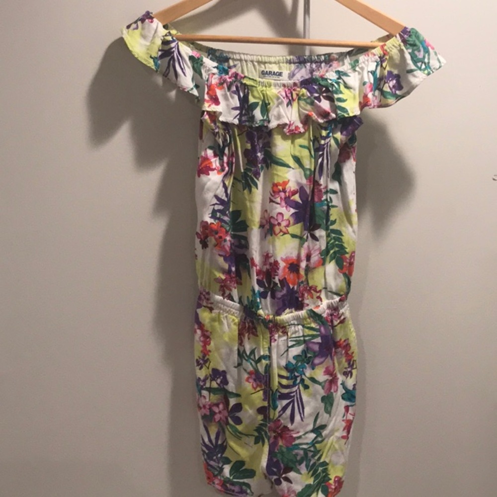 Colorful Tropical Romper